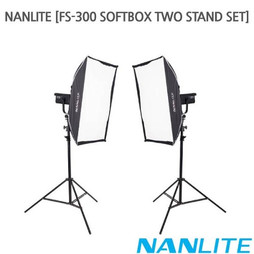 NANLITE [FS-300 SOFTBOX TWO STAND SET]