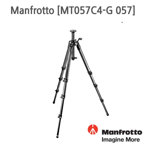 MANFROTTO [MT057C4-G 057 Carbon Fiber Tripod 4 Sections Geared]