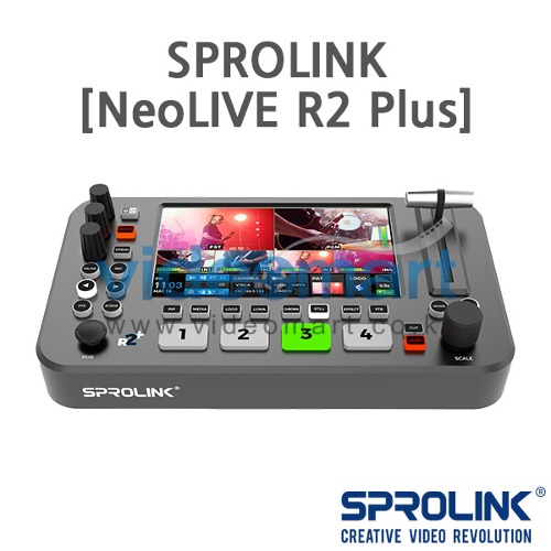 SPROLINK [NeoLIVE R2 Plus] 미니 HDMI 스위처 &amp; 레코더