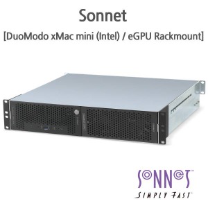 ■총판정품 Sonnet [DuoModo xMac mini / Echo III Rackmount] 소넷 듀오모도 DuoModo xMac mini (Intel &amp; M1) / Echo III 렉마운트용 썬더볼트 확장 시스템