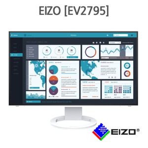 EIZO [EV2795] 에이조 2560x1440 27인치 데이지 체인 기능 지원 USB-C type 모니터