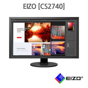 EIZO [CS2740] 에이조 3840x2160 해상도 지원, 27인치 하드웨어 캘리브레이션 LCD 모니터