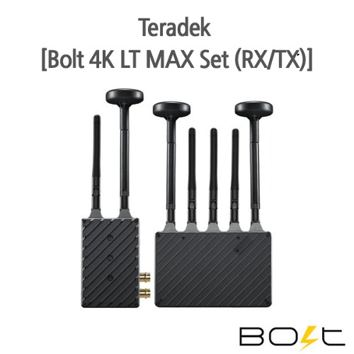 Teradek [Bolt 4K LT MAX Set (RX/TX)] 무선 송수신 패키지