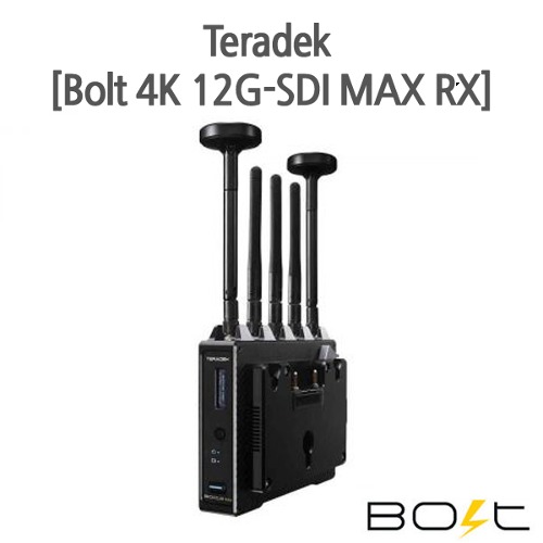 Teradek [Bolt 4K MAX 12G-SDI/HDMI Wireless RX only] 무선 수신기
