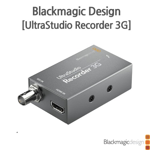 Blackmagic [UltraStudio Recorder 3G]