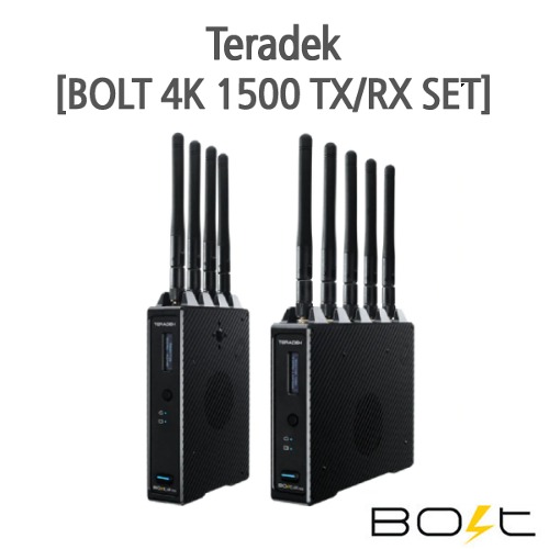 Teradek [BOLT 4K 1500 TX/RX Set] 무선 송수신 패키지