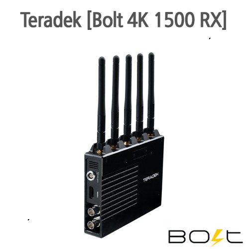 Teradek [ BOLT 4K 1500 RX ] 테라덱 볼트 4k 무선 450M 수신기
