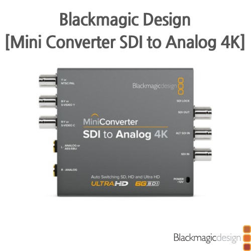 Blackmagic [Mini Converter SDI to Analog 4K]