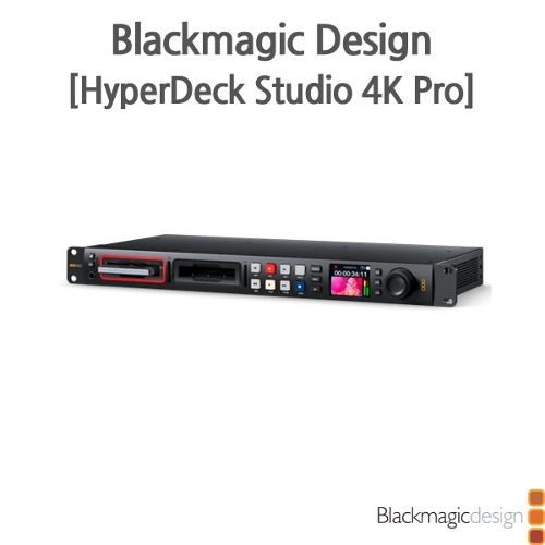 Blackmagic [HyperDeck Studio 4K Pro]