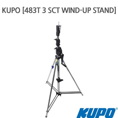 KUPO [483T 3 SECT. WIND-UP STAND]