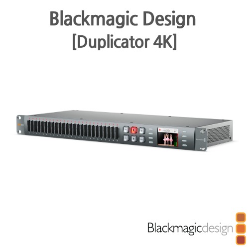 [정품,오더베이스]Blackmagic [Blackmagic Duplicator 4K] 12G-SDI 기반 디자인, 25개의 SD 카드 레코더