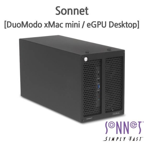 ■총판정품 Sonnet [DuoModo xMac mini / eGPU Desktop] 소넷 듀오모도 xMac mini (Intel) / eGPU 데스크탑용 썬더볼트 확장 시스템