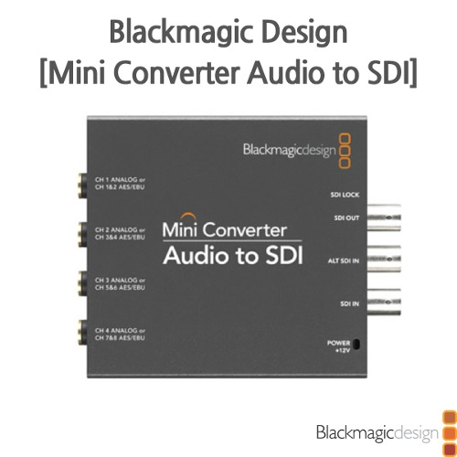 Blackmagic [Mini Converter Audio to SDI]