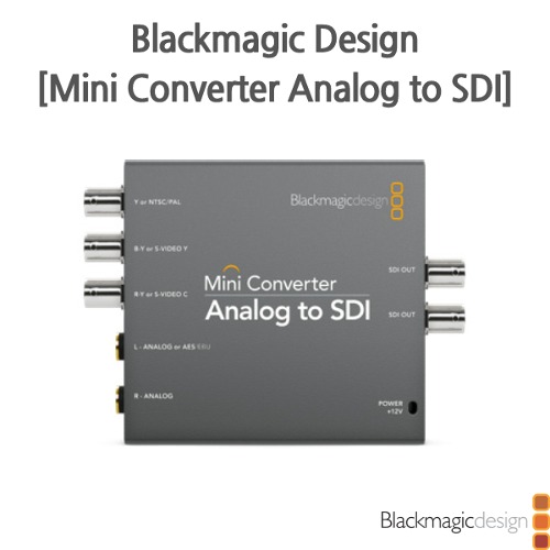 Blackmagic [Mini Converter Analog to SDI]