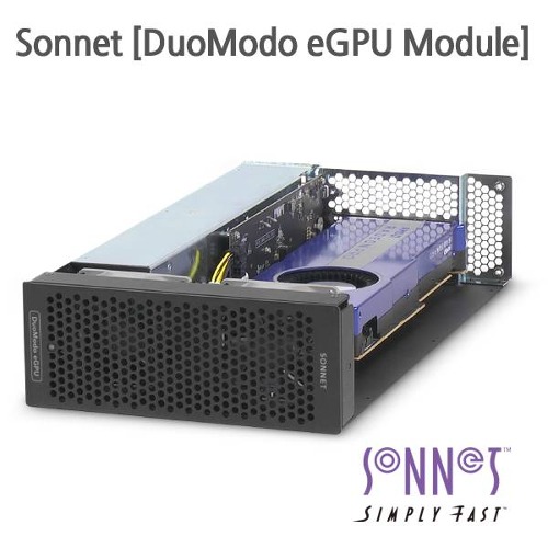 ■총판정품 Sonnet [DuoModo eGPU Module] 소넷 듀오모도 eGPU 모듈 / 가속을 위한 GPU 카드 장착