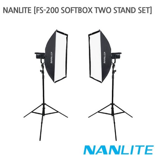 NANLITE [FS-200 SOFTBOX TWO STAND SET]