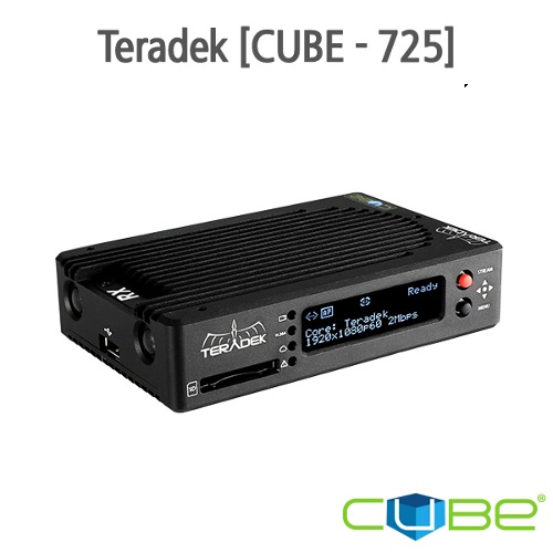 Teradek [CUBE 725] HEVC/AVC (H.265/H.264) 이더넷 디코더