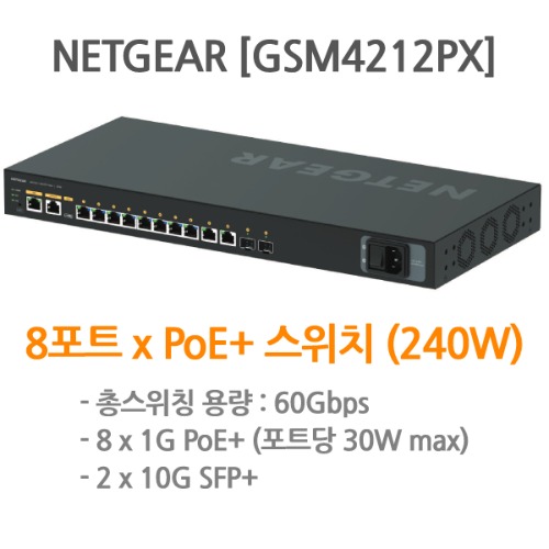 NETGEAR [GSM4212PX]