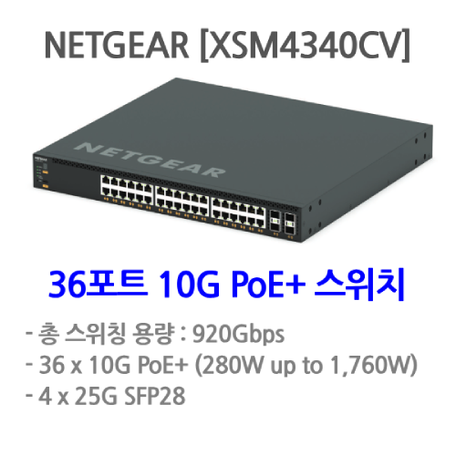 NETGEAR [XSM4340CV]